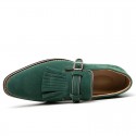 Men's Loafers & Slip-Ons Comfort Loafers Casual Classic Daily Suede Green Gray Brown Winter Spring / Tassel / Tassel