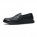 Men's Loafers & Slip-Ons Casual Daily Faux Leather Black Brown Fall