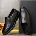 Men's Loafers & Slip-Ons Classic British Daily Office & Career PU Booties / Ankle Boots Black Fall Spring