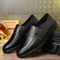 Men's Loafers & Slip-Ons Classic British Daily Office & Career PU Booties / Ankle Boots Black Fall Spring