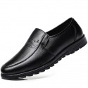 Men's Loafers & Slip-Ons Classic British Daily Office & Career PU Booties / Ankle Boots Black Fall Spring