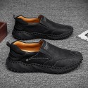 Men's Loafers & Slip-Ons Casual Classic Daily Office & Career PU Black Gray Brown Spring Summer