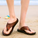 Men's Slippers & Flip-Flops Flip-Flops Casual Beach Daily Outdoor Synthetics Breathable Non-slipping Wear Proof Booties / Ankle Boots Yellow Brown Spring Summer