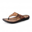 Men's Slippers & Flip-Flops Casual Classic Home Daily Rubber Brown Yellow Spring Summer