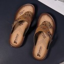 Men's Slippers & Flip-Flops Casual Classic Home Daily Rubber Brown Yellow Spring Summer