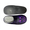 Halloween Skull Lava Print Cotton Slippers Men and Women Flannel Couple Slippers