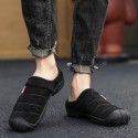 Men's Clogs & Mules Casual Daily Outdoor Home Walking Shoes Suede Breathable Warm Non-slipping Black Brown Winter