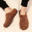 Men's Clogs & Mules Casual Daily Outdoor Home Walking Shoes Suede Breathable Warm Non-slipping Black Brown Winter