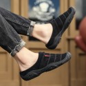 Men's Clogs & Mules Casual Daily Outdoor Home Walking Shoes Suede Breathable Warm Non-slipping Black Brown Winter