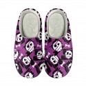 Halloween Pumpkin Print Cotton Slippers Men and Women Flannel Couple Home Slippers