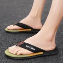 Men's Slippers & Flip-Flops Casual Classic Daily Outdoor Rubber Black Dark Blue Yellow Spring Summer