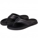 Men's Slippers & Flip-Flops Casual Classic Daily Beach PU White Black Spring Summer