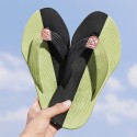 Men's Slippers & Flip-Flops Flip-Flops Casual Beach Daily Outdoor Walking Shoes Synthetics Breathable Non-slipping Shock Absorbing Booties / Ankle Boots Black / Red Black Brown Color Block Fall Summer