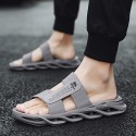Men's Sandals Loafers & Slip-Ons Slippers & Flip-Flops Casual Classic Daily Outdoor Rubber Black Gray Blue Spring Summer