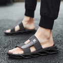 Men's Sandals Loafers & Slip-Ons Slippers & Flip-Flops Casual Classic Daily Outdoor Rubber Black Gray Blue Spring Summer
