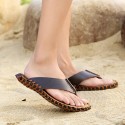 Men's Sandals Slippers & Flip-Flops Casual Classic Daily Beach PU Dark Brown Black Khaki Spring Summer