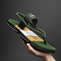 Men's Sandals Slippers & Flip-Flops Casual Classic Daily Outdoor Elastic Fabric Black Army Green Dark Blue Spring Summer