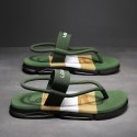 Men's Sandals Slippers & Flip-Flops Casual Classic Daily Outdoor Elastic Fabric Black Army Green Dark Blue Spring Summer
