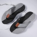 Men's Slippers & Flip-Flops Casual Classic Daily Outdoor Rubber Elastic Fabric Black Grey Black / Red Black Spring Summer