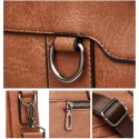 Men's Handbags Briefcase PU Leather Daily Formal Office & Career Dark Brown Black Brown