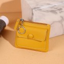 Women's Girls' Coin Purse Wallet PU Leather Zipper Solid Color Shopping Daily Going out Green Black Blue Yellow