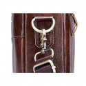 Men's Handbags Messenger Bag Laptop Bag Briefcase Top Handle Bag Cowhide Belt Zipper Solid Color Formal Traveling Outdoor Dark Brown Black Coffee