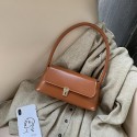 Women's Sling Bags Briefcase Hobo Bag Shoulder Bag PU Leather Plain Solid Color Daily Office & Career dark brown Black Light Brown khaki