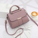 Women's Crossbody Bag Top Handle Bag PU Leather Solid Color Daily Date Office & Career Dark Khaki Rubber red milky Green
