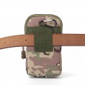 Men's Fanny Pack Mobile Phone Bag Canvas Daily Outdoor Green camouflage Light blue camouflage Khaki camouflage naturals