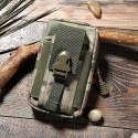Men's Fanny Pack Mobile Phone Bag Canvas Daily Outdoor Green camouflage Light blue camouflage Khaki camouflage naturals
