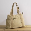 Women's Work Bag Canvas Tote Bag Canvas Solid Color Daily Outdoor Office & Career Black khaki Sky Blue Beige