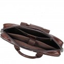 Men's Retro Leather Bag Handbags Laptop Bag Briefcase Crossbody Bag Nappa Leather Cowhide Zipper Daily Red Brown Black Brown Coffee