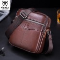 Men's Clear Bags Work Bag Messenger Bag Shoulder Bag Cowhide Zipper Solid Color Daily Date Office & Career