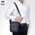 Men's Clear Bags Work Bag Messenger Bag Shoulder Bag Cowhide Zipper Solid Color Daily Date Office & Career