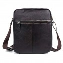 Men's Leather Bag Bum Bag Crossbody Bag Cowhide Zipper Solid Color Outdoor Daily Office & Career