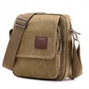 Men's Canvas Bag Messenger Bag Shoulder Messenger Bag Crossbody Bag Canvas Daily Outdoor Black Army Green Khaki Coffee