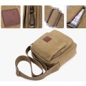 Men's Canvas Bag Messenger Bag Shoulder Messenger Bag Crossbody Bag Canvas Daily Outdoor Black Army Green Khaki Coffee
