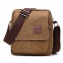 Men's Canvas Bag Messenger Bag Shoulder Messenger Bag Crossbody Bag Canvas Daily Outdoor Black Army Green Khaki Coffee
