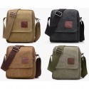 Men's Canvas Bag Messenger Bag Shoulder Messenger Bag Crossbody Bag Canvas Daily Outdoor Black Army Green Khaki Coffee