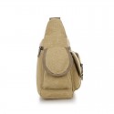 Men's Canvas Bag Messenger Bag Shoulder Messenger Bag Crossbody Bag Canvas Daily Outdoor Green Black Khaki Brown