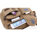 Men's Canvas Bag Messenger Bag Shoulder Messenger Bag Crossbody Bag Canvas Daily Outdoor Green Black Khaki Brown