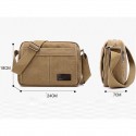 Men's Canvas Bag Messenger Bag Shoulder Messenger Bag Crossbody Bag Canvas Daily Outdoor Blue Black Army Green Khaki