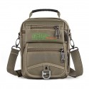 Men's 2022 Messenger Bag Crossbody Bag Nylon Zipper Solid Color Daily Outdoor Green Black Army Green Khaki
