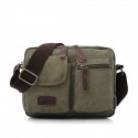 Men's Canvas Bag Messenger Bag Shoulder Messenger Bag Crossbody Bag Canvas Vintage Daily Green Black Khaki Coffee