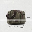 Men's Canvas Bag Messenger Bag Shoulder Messenger Bag Crossbody Bag Canvas Vintage Daily Green Black Khaki Coffee