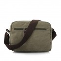 Men's Canvas Bag Messenger Bag Shoulder Messenger Bag Crossbody Bag Canvas Vintage Daily Green Black Khaki Coffee