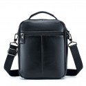Men's Retro Leather Bag Handbags Crossbody Bag Cowhide Zipper Daily Office & Career Black Brown