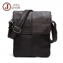 factory supply leather men's bag casual fashion men's shoulder bag messenger bag retro vertical small satchel