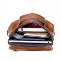 Men's Unisex 2022 Crossbody Bag Polyester Nappa Leather Zipper Plain Fashion Daily Outdoor Black Brown