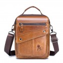 Men's Unisex 2022 Crossbody Bag Polyester Nappa Leather Zipper Plain Fashion Daily Outdoor Black Brown